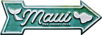 Metal Wall Sign - Maui Whale Tail