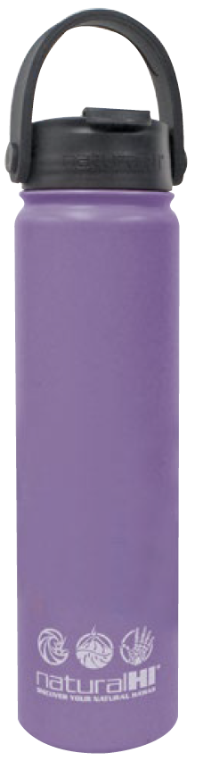 Natural HI 24oz Flask - Ube Purple