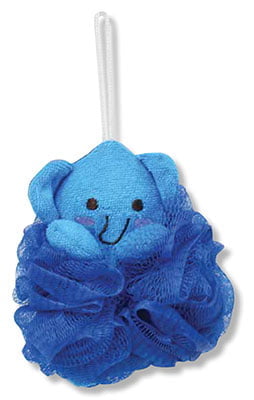 Kokubo Bath Pouf -Blue Elephant - Pack of 3