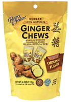 Ginger Chews - Original Flavor (4 oz) - Pack of 12 Bags