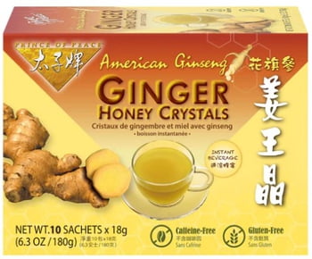 Prince of Peace Ginger POP Ginger Crystals w/ Ginseng