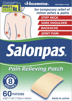 Salonpas Pain Relief Patch - 60ct