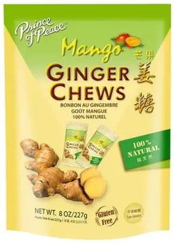 Prince of Peace Ginger Ginger Chews - Mango (4 oz)