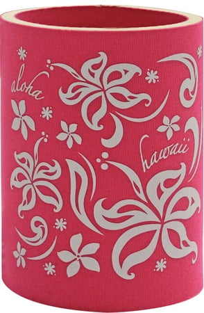 Can Coolie - Aloha Hawaii Pua Pink for 12oz