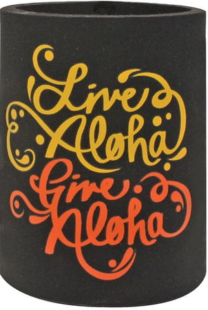 Can Coolie - Live Aloha Black for 12oz