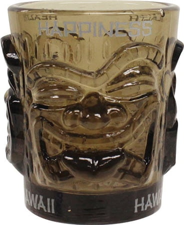 Shot Glass Ooga-Shaka Tiki Light Smoke (set of 4)