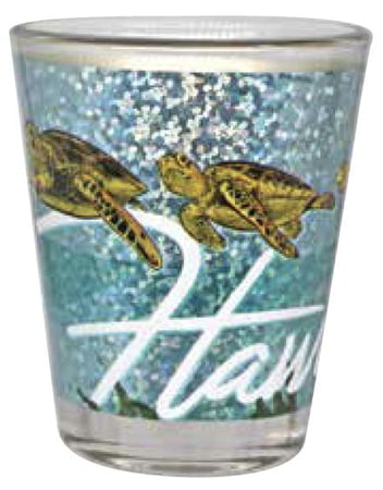 Foil Base Shot Glasses - Honu Ohana