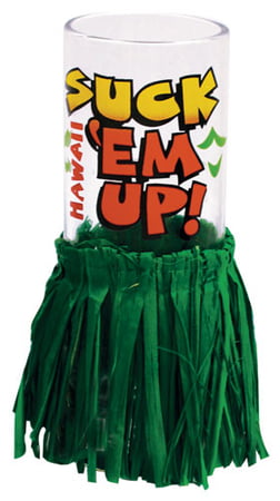 Cordial Shot Glass w/ Skirt - Suck Em Up