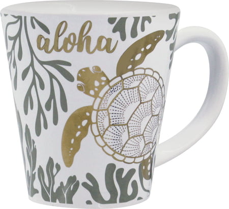 Tapered Mug Honu Gold