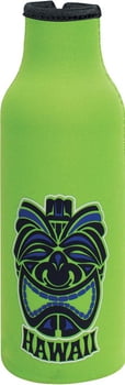 Bottle Wrap - Tiki Hawaii Green