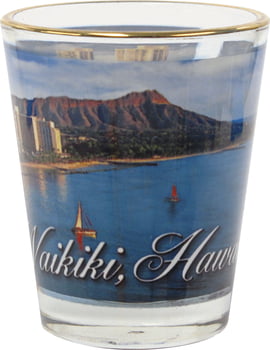 Shot Glasses Waikiki Beach Shot Glass