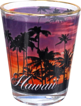 Hawaii Sunset Shot Glass