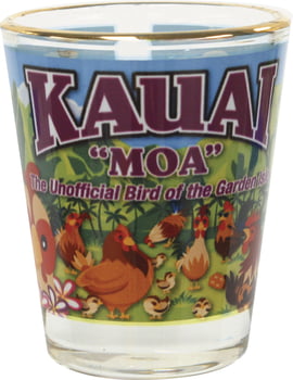 Shot Glasses Kauai Moa Shot Glass