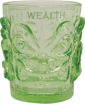 Shot Glasses Shot Glass Ooga-Shaka Tiki Light Green (set of 4)