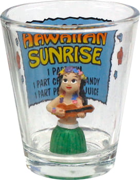 Shot Glasses Hawaiian Sunrise Polyresin Shot Glass – Inner Sculpture
