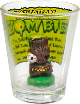 Hawaiian Zombie Polyresin Shot Glass – Inner Sculpture