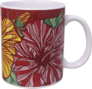 Mugs Mug 11oz - Hibiscus