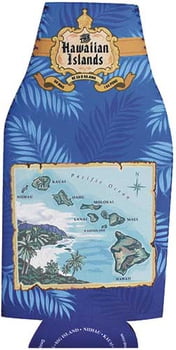 Bottle Flat Coolie ~ Blue Island Chain