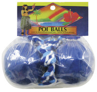 IMPLEMENT MAORI POI BALL BLUE