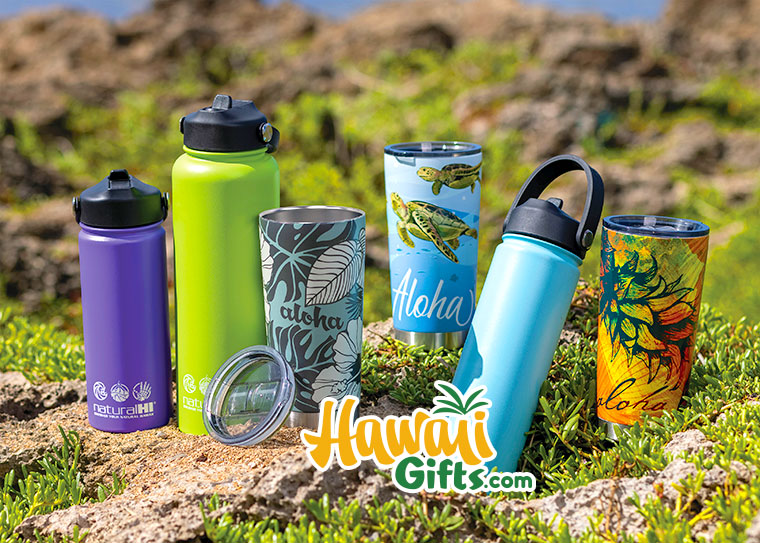 Biutsiun Green Vacuum Flask Set -A Water Bottle with 3 Cups Gift