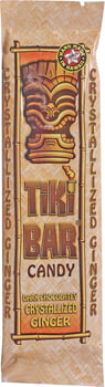 Chocolate Bars Tiki Bar Candy - Crystallized Ginger / Dark Chocolate
