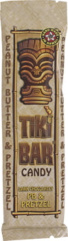 Chocolate Bars Tiki Bar Candy - Peanut Butter Pretzel / Dark Chocolate
