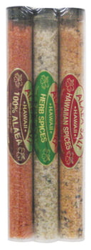 Sampler Sets Hawaiian Salt Assorted Blend Single 3 Tubes