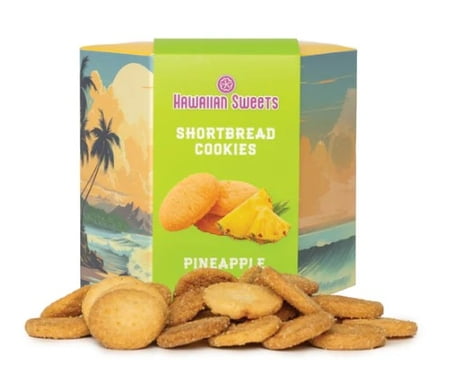 Hawaiian Sweets Shortbread Cookies - Pineapple