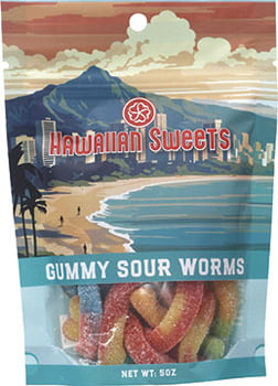 Gummy Sour Worms - 5oz
