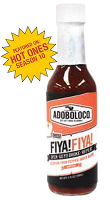 FIYA! FIYA! Adoboloco Hot Sauce on Season 10 Hot Ones