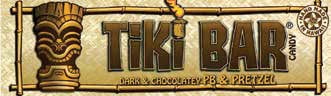 Tiki Bar Candy - Dark Chocolate/Peanut Butter Pretzel - Pack of 12