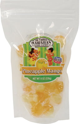 Pineapple Mango Hawaiian Hard Candy 8 Oz Bag