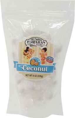 Coconut Hawaiian Hard Candy 8 Oz Bag