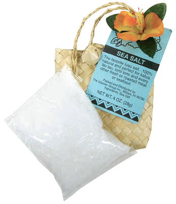 Salt Hawn White with Mini Lauhala Bag