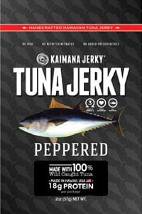 Ahi Jerky Peppered 2oz Bag