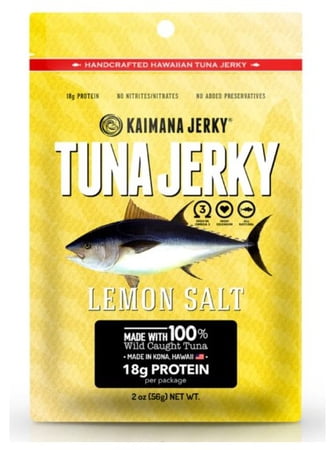 Ahi Jerky Lemon Salt 2oz Bag