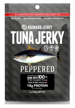 Ahi Jerky Peppered 2oz Bag