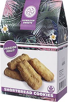 Passion Fruit Shortbread Cookies - 6oz