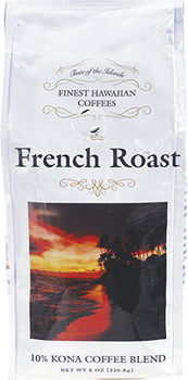 Finest Hawaiian Coffees French Roast - 10% Kona
