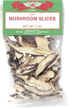 Wing Brand Dried Mushroom Slices - 1 oz
