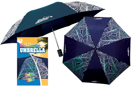 Color Changing Umbrella 42" - Banana Leaves