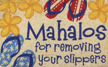 Aloha Mat - Slippers