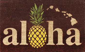 Aloha Mat - Aloha Pineapple