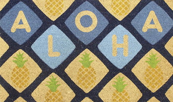Aloha Mat - Aloha Pineapple Tile