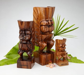 High Gloss Hawaii Tiki Ku 8”